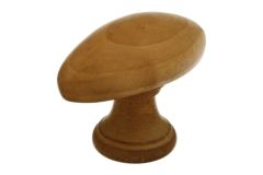 Bouton de meuble bois de santal (kenwood) modèle oeuf H46mm