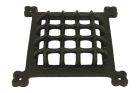 Grille de porte en fonte poudre manteau taille 170 × 170mm