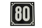Numéro de rue émaillé 10x10