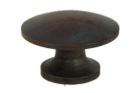 Bouton laiton patiné Ø 25mm H 16mm