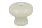 Bouton porcelaine Ø 41mm H35mm. Livré sans vis