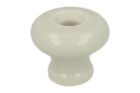 Bouton porcelaine Ø 20mm H17mm. Livré sans vis
