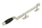 Entrebailleur de fenêtre laiton nickelé bois d'ébène 300mm
