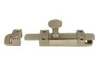 Targette de porte en nickel satiné 103x28mm (Lxl)