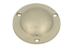 Cache rosace nickel satiné Ø 42mm hauteur 13mm