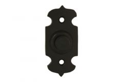 Bouton de sonnette laiton noir 25x55mm