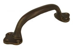 Poignée de porte 160mm laiton patiné