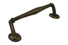 Poignée de porte 240mm laiton patiné
