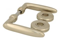 Béquilles de porte "Dudok" nickel satiné (paire)