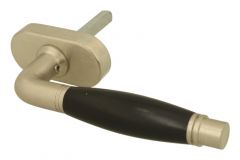 Poignée (1928) nickel satiné bois d'ébène