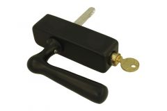 Poignée de fenêtre à clé laiton noir DK-22 z