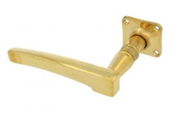 1/2 ensemble de poignée de porte Gauche laiton poli (1895)