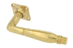 1/2 ensemble de poignée de porte laiton poli (1928)