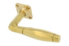1/2 ensemble de poignée de porte laiton poli (1932)
