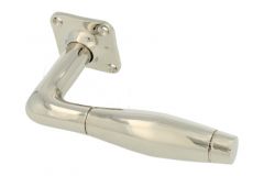 1/2 ensemble de poignée de porte laiton nickelé (1932)