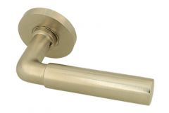 1/2 poignée de porte "Frankfurter" nickel satiné