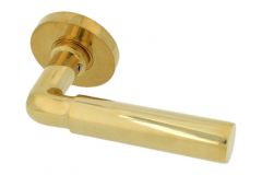 1/2 poignée de porte "Frankfurter" laiton poli