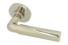 1/2 poignée de porte "Frankfurter" laiton nickelé