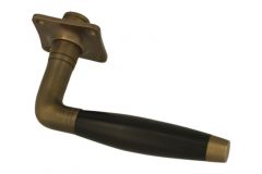1/2 poignée de porte réversible (1931) laiton patiné