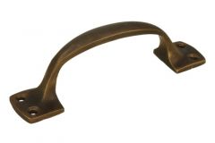 Poignée de tirage 105mm laiton patiné