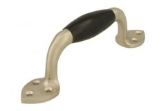 Poignée de tirage 145mm nickel satiné bakélite