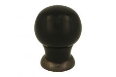Bouton de meuble bakélite laiton patiné 39mm H48mm