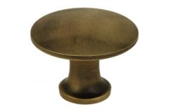Bouton laiton patiné petit Ø 23mm H16mm