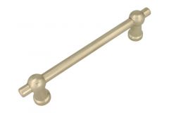 Poignée de cuisine "Chemin de fer" nickel satiné 128mm