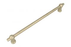 Poignée de cuisine "Chemin de fer" nickel satiné 240mm