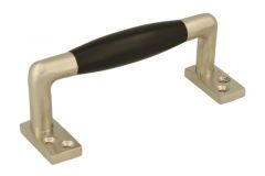 Poignée de tirage 105mm nickel satiné modèle moderne
