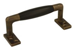 Poignée de tirage 105mm laiton patiné modèle moderne