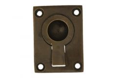 Anneau de trappe laiton patiné L39xH 52x D15mm