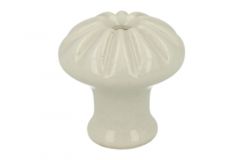 Bouton porcelaine Ø 35mm H34mm. Livré sans vis