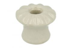 Bouton porcelaine Ø 16mm H19mm. Livré sans vis