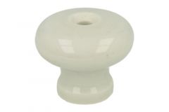 Bouton porcelaine Ø 41mm H35mm. Livré sans vis