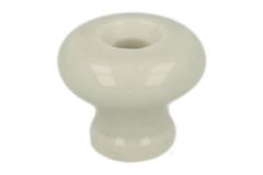 Bouton porcelaine Ø 20mm H17mm. Livré sans vis
