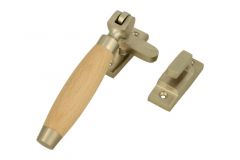 Loquet de fenêtre à battants en nickel satiné (1930)