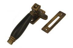 Loquet de fenêtre à battants laiton patiné bakélite (1928)
