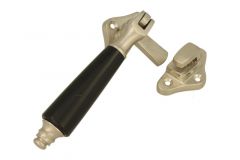 Loquet de fenêtre à battants en nickel satiné bakélite(1915)
