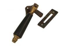 Loquet de fenêtre à battants laiton patiné bakélite (1915)