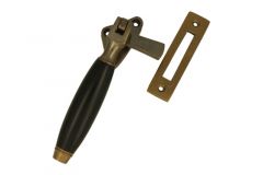 Loquet de fenêtre à battants pivotable laiton patiné (1929)
