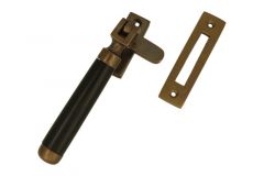 Loquet de fenêtre à battants pivotable laiton patiné (1918)