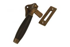 Loquet de fenêtre à battants pivotable laiton patiné (1936)