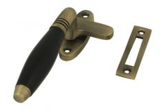 Loquet de fenêtre à battants -Droit, laiton patiné