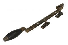 Entrebailleur de fenêtre (1932) laiton patiné bakélite 315mm