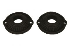 Rosace ronde en fonte Ø diamètre du trou 17mm (paire)