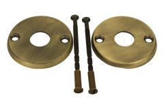 Rosace ronde bec de cane laiton patiné pour TM-400 om*