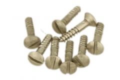 Vis à bois 2,6 x 14 mm (lot de 8) nickel satiné