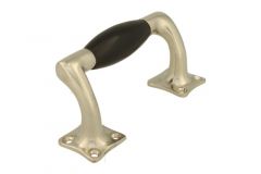 Poignée de tirage déportée nickel satiné bois d'ébène (1932)