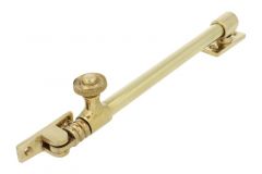 Entrebailleur de fenêtre laiton poli télescopique 240-390mm